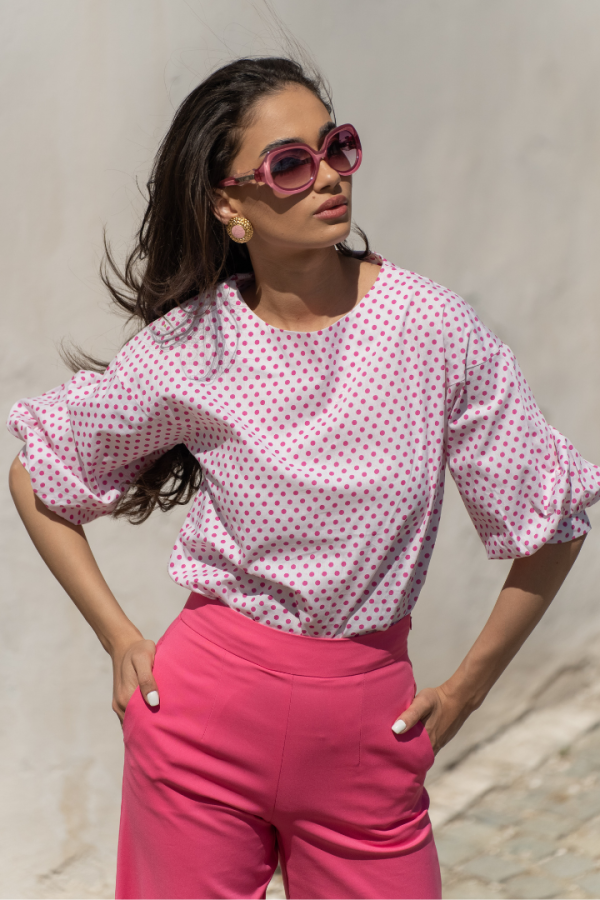 Bluza din bumbac Rosie